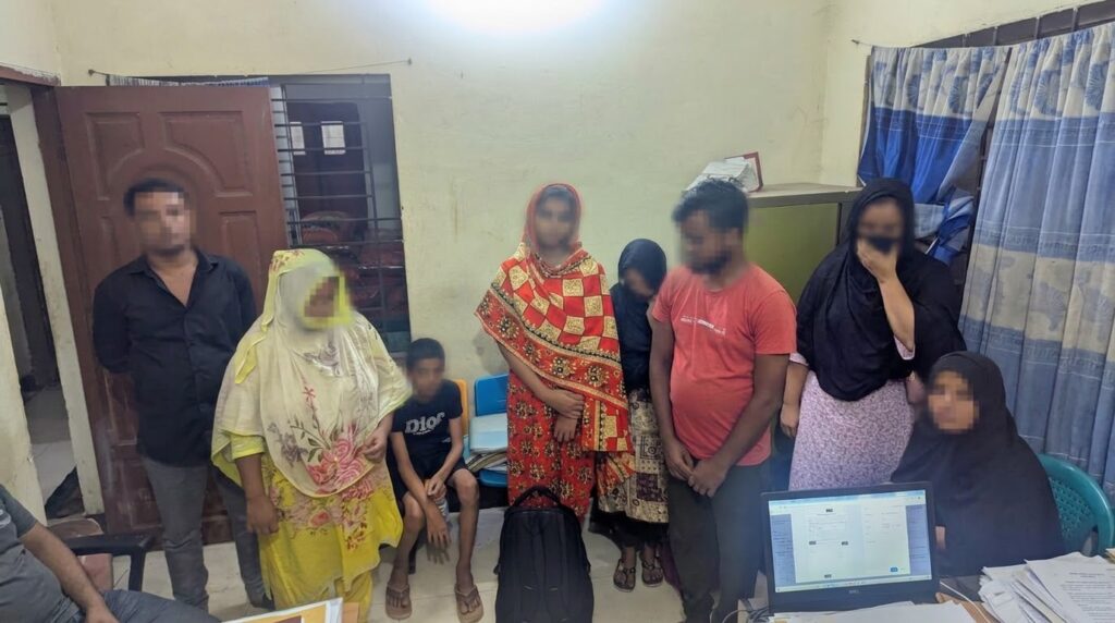 ভারতে অবৈধ অনুপ্রবেশের সময় জৈন্তাপুরে নারী-শিশুসহ আটক ৮