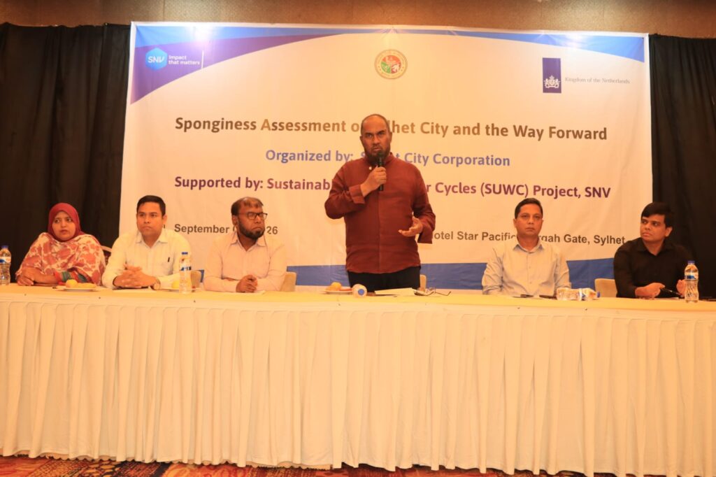 সিলেটে বন্যা ও জলাবদ্ধতা নিরসনে ৪ হাজার ৬৩৫ কোটি টাকার প্রকল্প