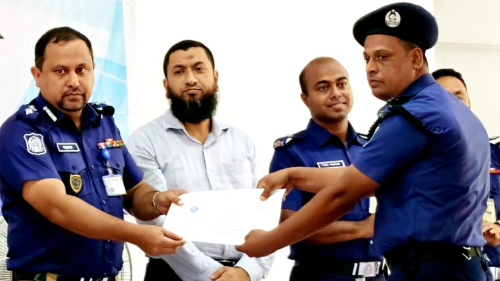 সিলেট জেলার শ্রেষ্ঠ এএসআই জৈন্তাপুর মডেল থানার জিয়াউর রহমান