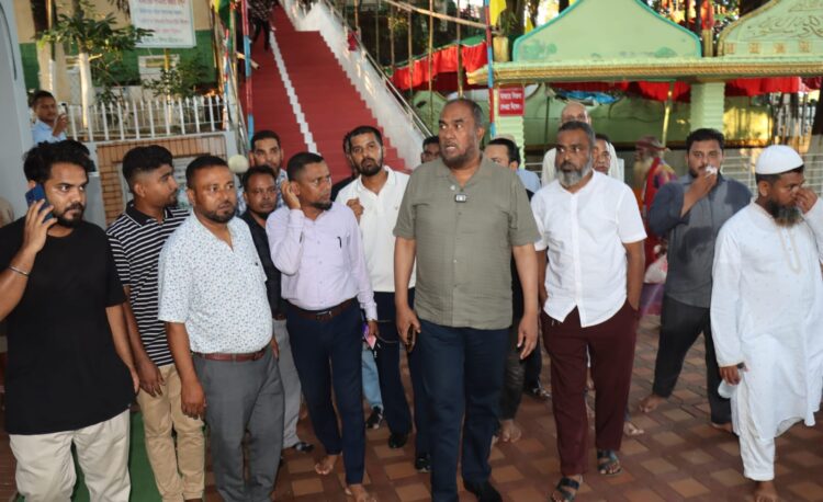 রাষ্ট্রপতির সফর উপলক্ষে শাহপরান (রহ.) মাজারের প্রস্তুতি পরিদর্শনে সিসিক প্রশাসক