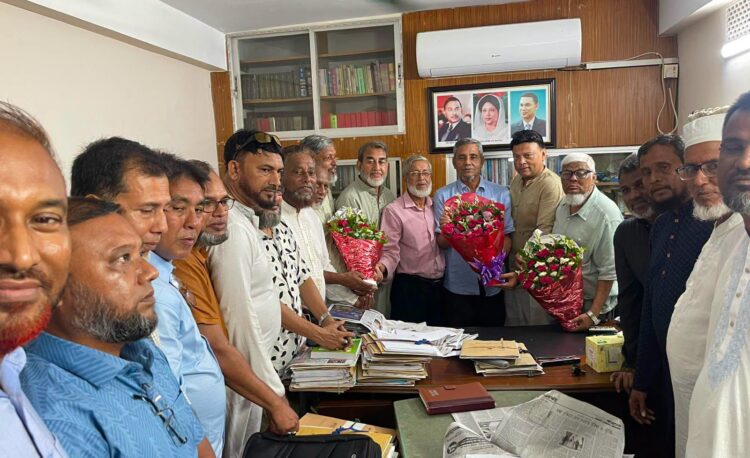রাজনগর বিএনপির নতুন কমিটি, জেলা নেতৃবৃন্দের সঙ্গে সৌজন্য সাক্ষাৎ