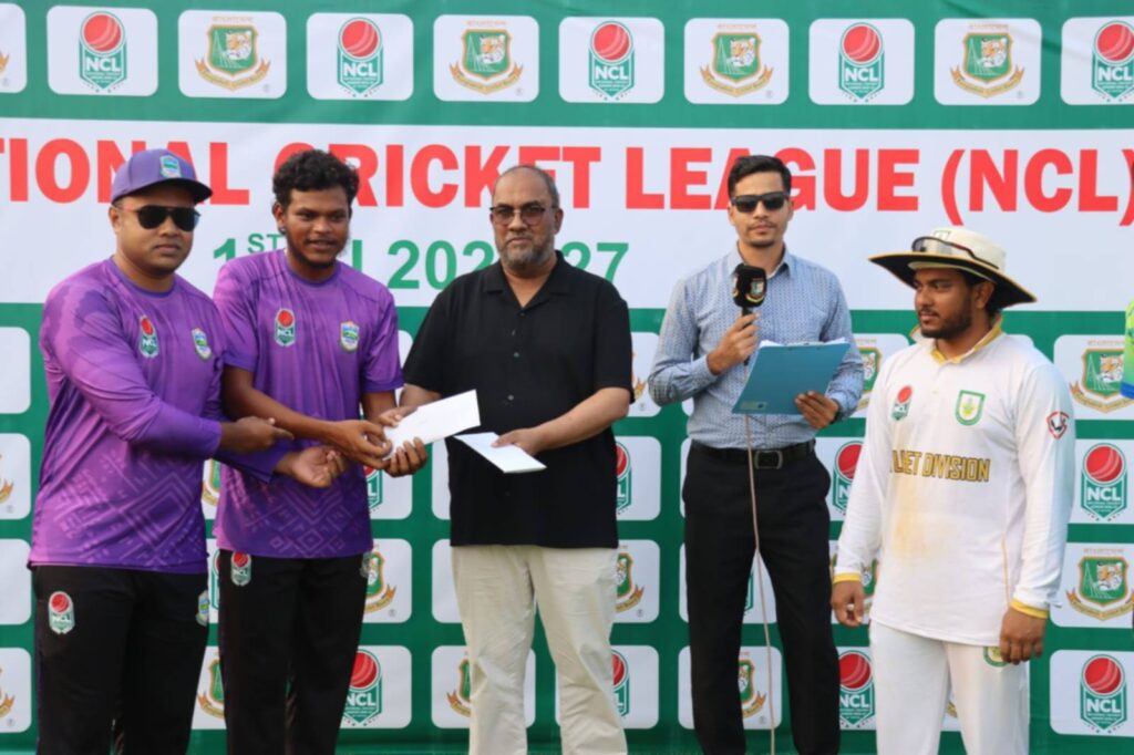 সিলেট বনাম ময়মনসিংহ বিভাগ দলের মধ্যকার ম্যাচ ড্র