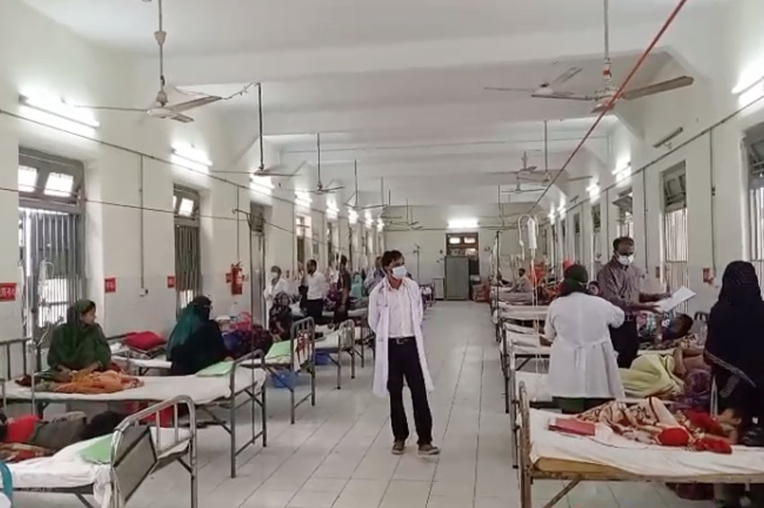 হাম-উপসর্গ নিয়ে সিলেটে একদিনে ভর্তি ১৫০ রোগী